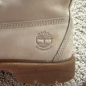 Timberland Beige/Tan Waterproof Combat Boot